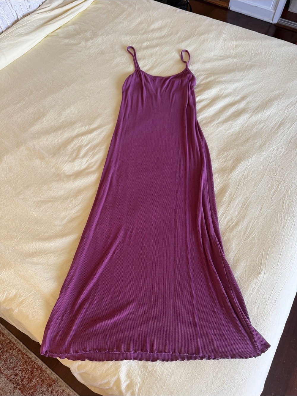 RVCA Purple Midi Slip Dress